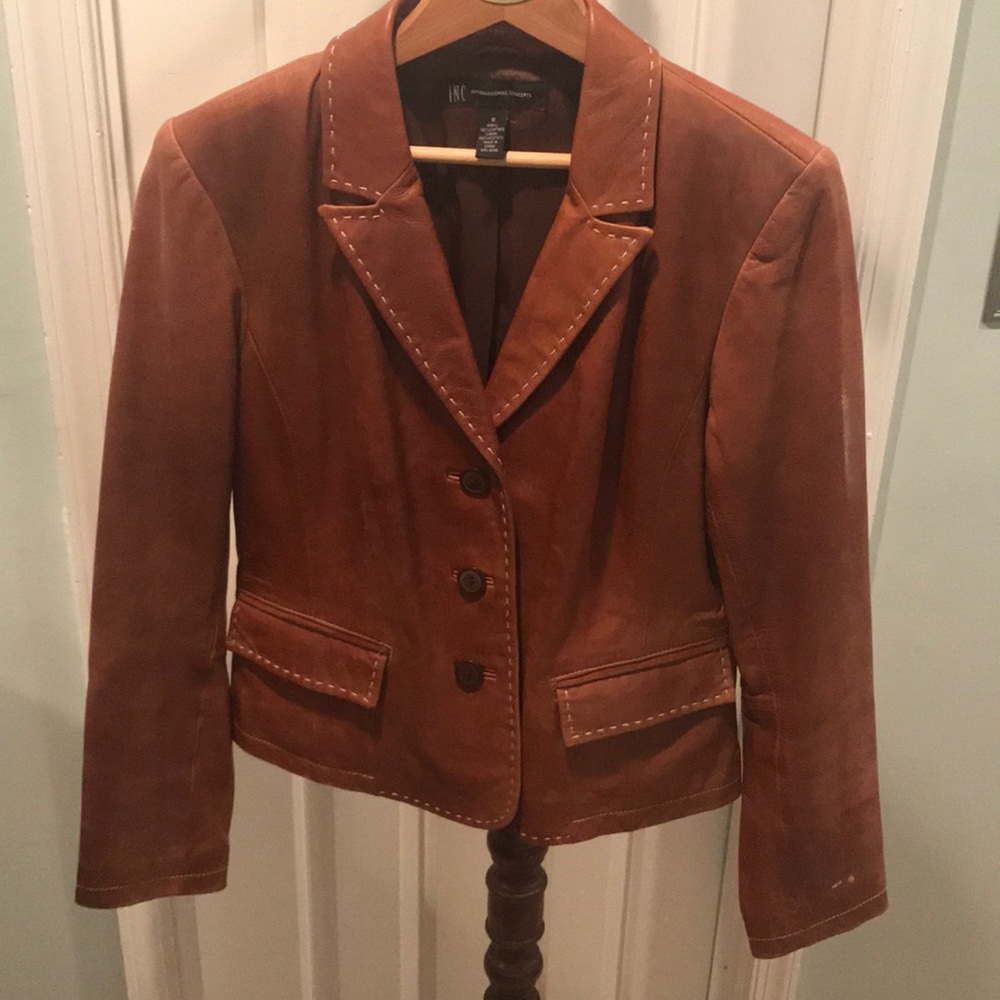 INC Leather Jacket